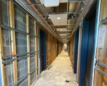 Commercial Interior Strip-Out After a Sprinkler Discharge in Doral, Miami