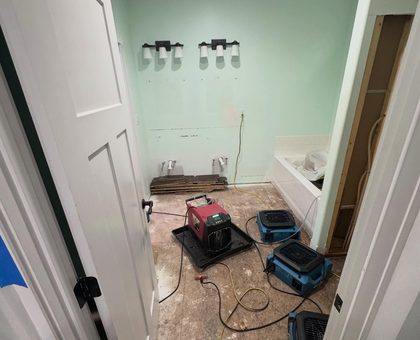 Condo Water Damage After an AC Drain Line Backed Up in Miami Beach, Miami