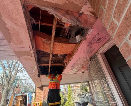 Roof Leak, Ceiling Collapse and Cavity Drying in Coral Gables, Miami